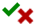 Image of feedback checkmark and x from a student's point of view