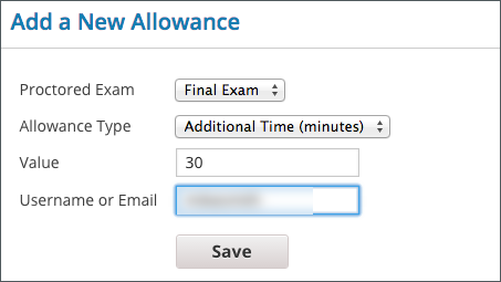 The Allowance Section in the Instructor Dashboard.